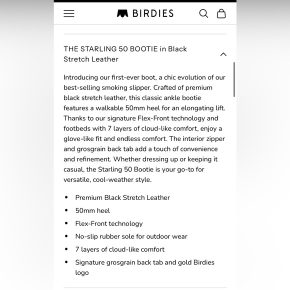 BIRDIES THE STARLING 50
BOOTIE Elegant Black Ankle Boots size 9 - Picture 15 of 16